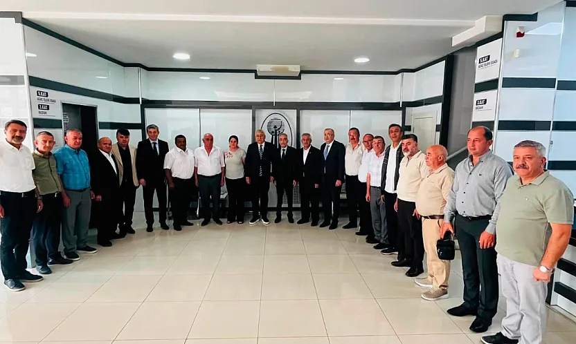 TESK Genel Başkanı Palandöken'den ESOB Başkanı Üstün'e Hayırlı Olsun Ziyareti