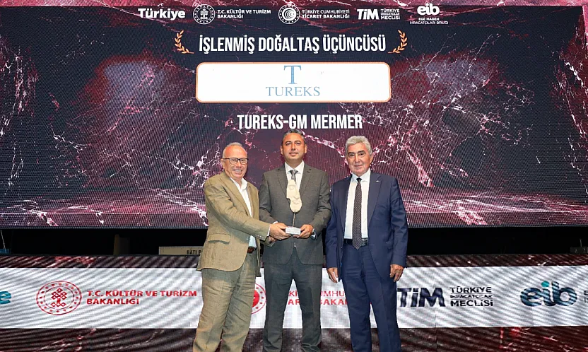 Tureks'e Doğal Taş İhracatında 4 Ödül Birden