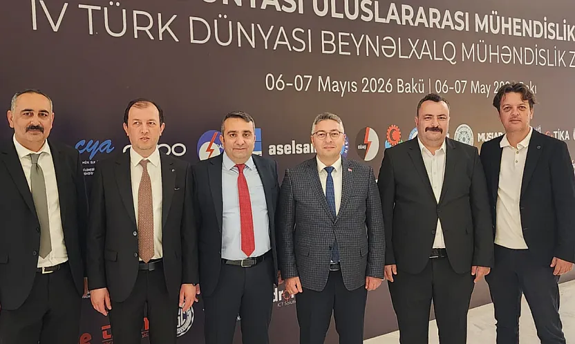 Türk Mühendislerin Bakü Zirvesinde Afyonkarahisar'da Temsil Edildi
