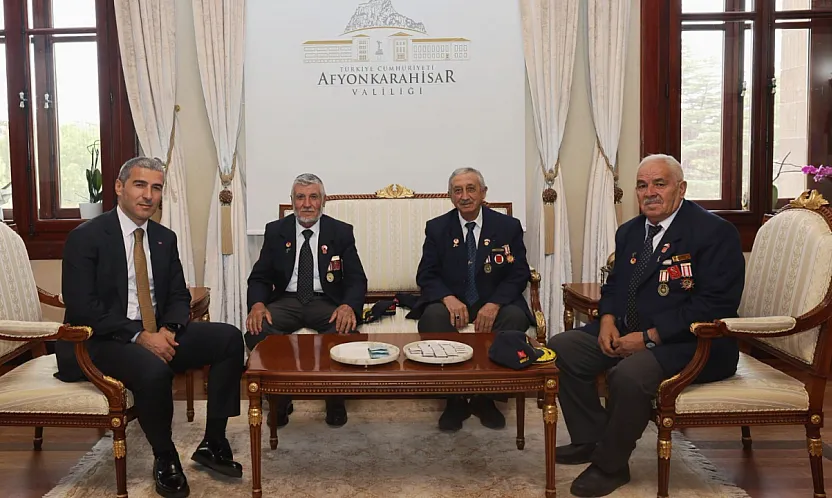 Vali Aktaş, Kıbrıs Gazilerini Ağırladı