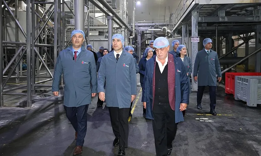 Vali Aktaş Patates Üretimi Tesisini Gezdi