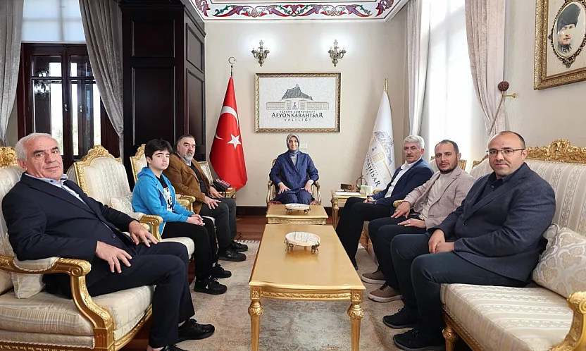 Vali Yiğitbaşı, BİK Üyesi Özdemir'i Kabul Etti