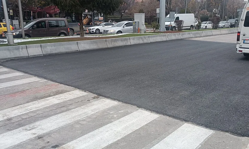 Vatandaşın Sesine Kulak Verildi… Yaya Geçidi Üzerine Asfalt