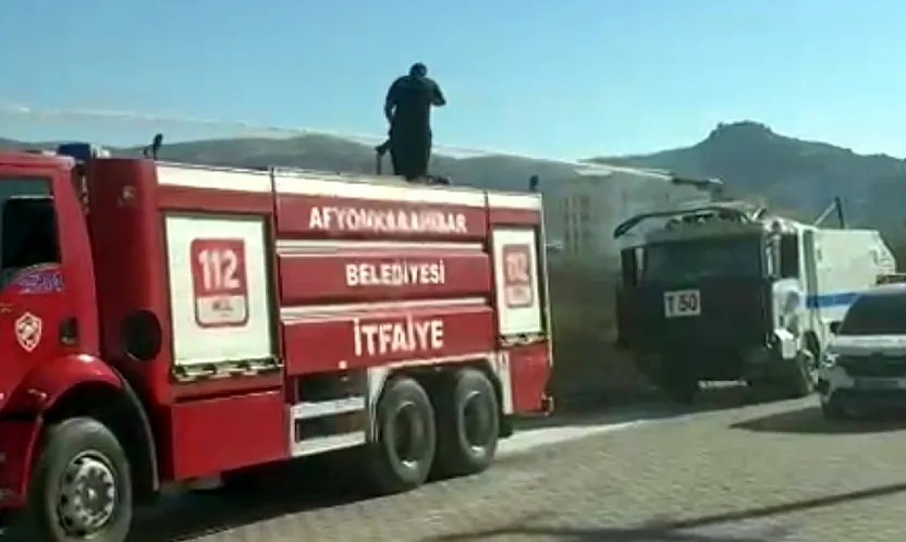 Yangına TOMA'lar Müdahale Etti